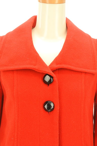 Rouge vif La cle（ルージュヴィフラクレ）の古着「襟付きＡラインロングコート（コート）」大画像４へ
