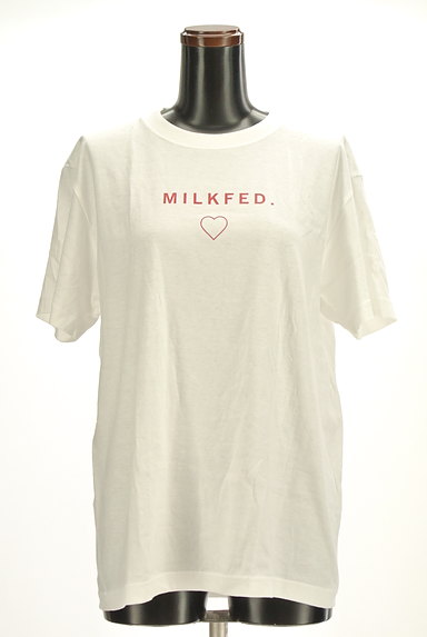 MILKFED.（ミルク フェド）の古着「ロゴ＆ハートロングＴシャツ（Ｔシャツ）」大画像１へ