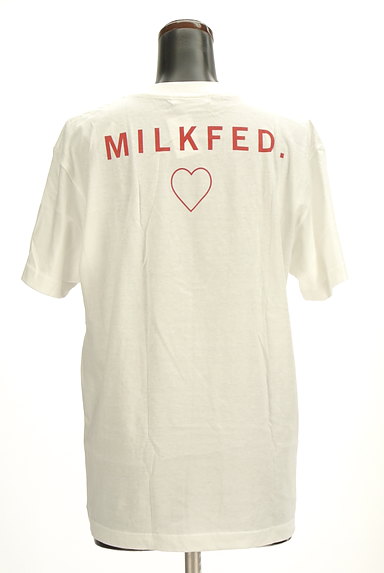 MILKFED.（ミルク フェド）の古着「ロゴ＆ハートロングＴシャツ（Ｔシャツ）」大画像２へ