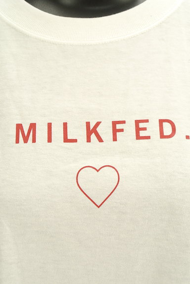 MILKFED.（ミルク フェド）の古着「ロゴ＆ハートロングＴシャツ（Ｔシャツ）」大画像４へ