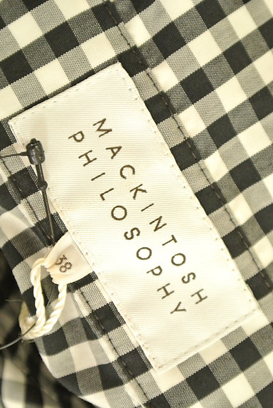 MACKINTOSH PHILOSOPHY（マッキントッシュ フィロソフィー）の古着「チェック柄フード付きライトコート（コート）」大画像６へ