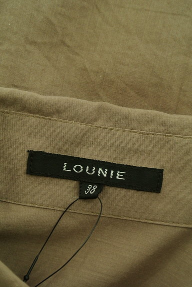 LOUNIE（ルーニィ）の古着「ロング丈シャツワンピース（ワンピース・チュニック）」大画像６へ