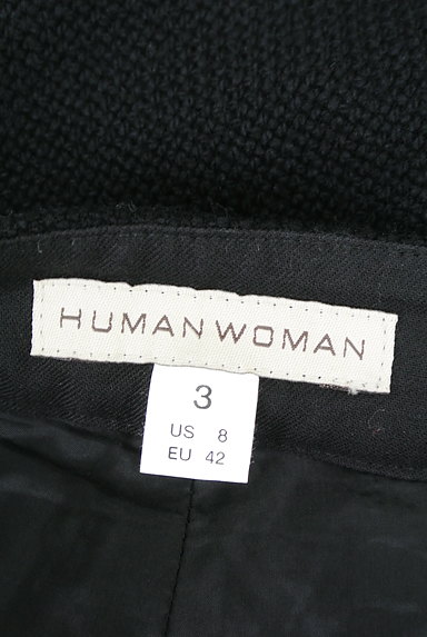 HUMAN WOMAN（ヒューマンウーマン）の古着「センタープレスウールテーパードパンツ（パンツ）」大画像６へ