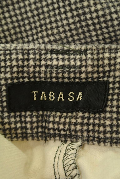 TABASA（タバサ）の古着「格子柄ストレートワイドパンツ（パンツ）」大画像６へ