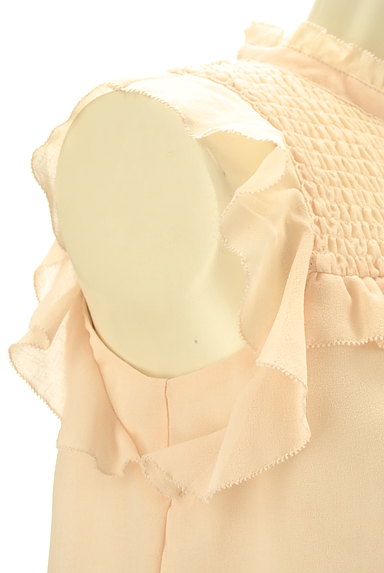 EDIT COLOGNE（エディットコロン）の古着「衿袖フリルシフォンカットソー（カットソー・プルオーバー）」大画像５へ