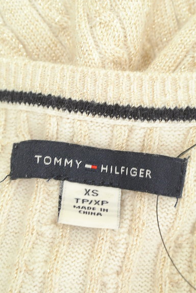 TOMMY HILFIGER（トミーヒルフィガー）の古着「ワンポイントケーブルニット（ニット）」大画像６へ