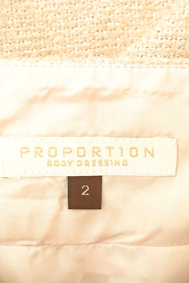 PROPORTION BODY DRESSING（プロポーションボディ ドレッシング）の古着「ラメ混タックタイトスカート（ミニスカート）」大画像６へ
