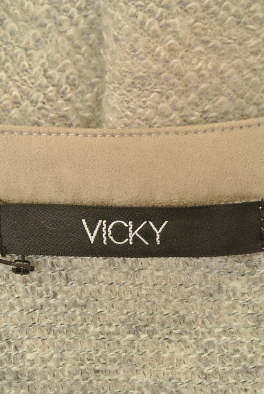 VICKY（ビッキー）の古着「スエード×レースラグランニット（ニット）」大画像６へ