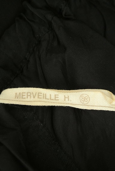 MERVEILLE H.（メルベイユアッシュ）の古着「アシメ裾レースシフォンミニスカート（ミニスカート）」大画像６へ