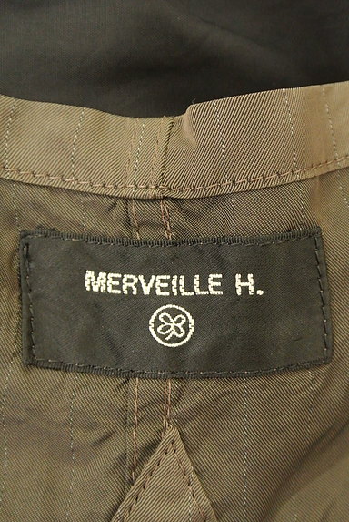 MERVEILLE H.（メルベイユアッシュ）の古着「襟付きウールベスト（ベスト・ジレ）」大画像６へ