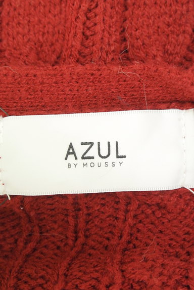 AZUL by moussy（アズールバイマウジー）の古着「ケーブル編みＶネックニット（ニット）」大画像６へ