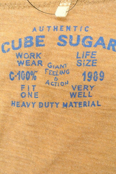 CUBE SUGAR（キューブシュガー）の古着「袖ニット切替Ｔシャツカットソー（Ｔシャツ）」大画像６へ