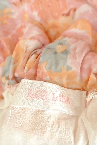 LIZ LISA（リズリサ）の古着「花柄タックフレアミニスカート（ミニスカート）」大画像６へ