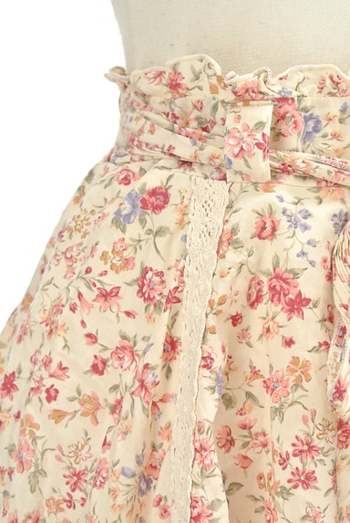LIZ LISA（リズリサ）の古着「小花柄リボンベルトミニスカート（ミニスカート）」大画像４へ
