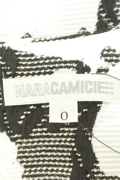 NARA CAMICIE（ナラカミーチェ）の古着「立体チェック×花柄ブラウス（カットソー・プルオーバー）」大画像６へ