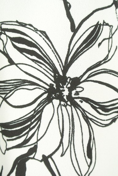 NARA CAMICIE（ナラカミーチェ）の古着「モノトーン花柄シフォンブラウス。（ブラウス）」大画像５へ