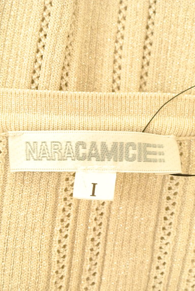 NARA CAMICIE（ナラカミーチェ）の古着「フロントフリルラメカーディガン（カーディガン・ボレロ）」大画像６へ