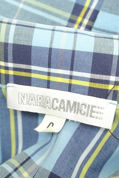 NARA CAMICIE（ナラカミーチェ）の古着「襟開きチェック柄シャツ（カジュアルシャツ）」大画像６へ