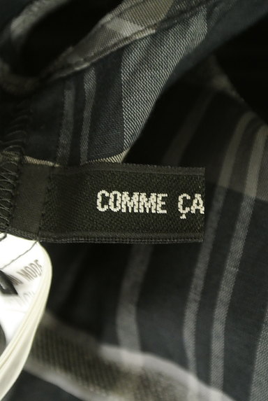 COMME CA（コムサ）の古着「艶チェックティアードミモレワンピ（ワンピース・チュニック）」大画像６へ