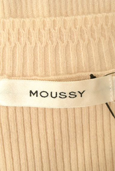MOUSSY（マウジー）の古着「クルーネックシンプルリブニット（ニット）」大画像６へ