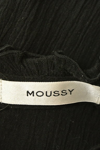 MOUSSY（マウジー）の古着「フリルスタンドカラーコットンブラウス（カットソー・プルオーバー）」大画像６へ