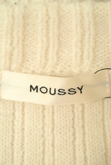 MOUSSY（マウジー）の古着「バイカラーワイドリブニット（セーター）」大画像６へ
