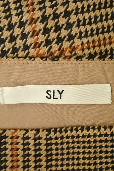 SLY（スライ）の古着「チェック柄セミフレアミニスカート（ミニスカート）」大画像６へ