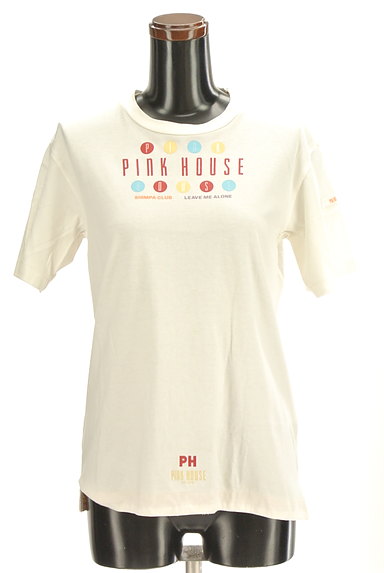 PINK HOUSE（ピンクハウス）の古着「カラフルポップロゴプリントＴシャツ（Ｔシャツ）」大画像１へ