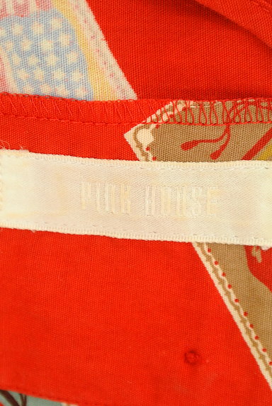 PINK HOUSE（ピンクハウス）の古着「国旗プリントマキシワンピース（ワンピース・チュニック）」大画像６へ