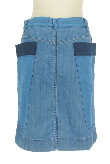 TSUMORI CHISATO（ツモリチサト）の古着「サイドポケット膝丈デニムスカート（スカート）」大画像２へ