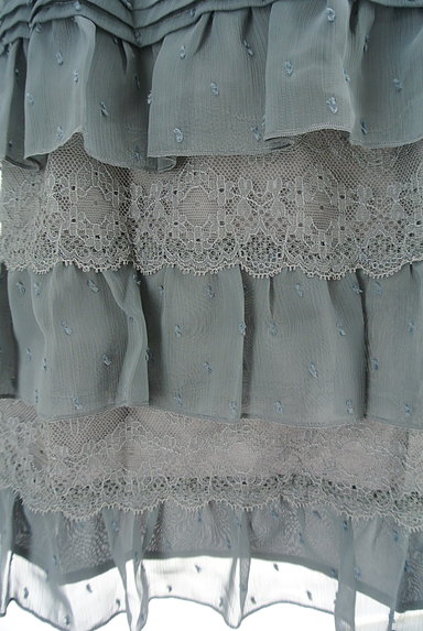 REBECCA TAYLOR（レベッカテイラー）の古着「刺繍フリルティアードミニスカート（ミニスカート）」大画像５へ