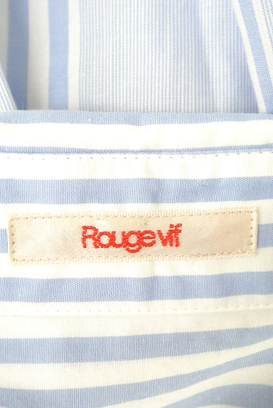 Rouge vif La cle（ルージュヴィフラクレ）の古着「ストライプ柄シャツ（カジュアルシャツ）」大画像６へ