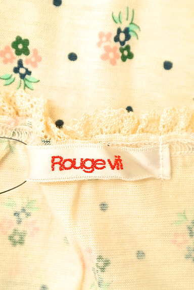 Rouge vif（ルージュヴィフ）の古着「レース付小花柄カットソー（カットソー・プルオーバー）」大画像６へ