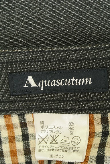 Aquascutum（アクアスキュータム）の古着「ピンタックスリットセミタイトスカート（スカート）」大画像６へ
