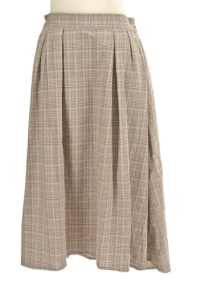 axes femme（アクシーズファム）の古着「コルセットベルト付チェック柄スカート（スカート）」大画像４へ