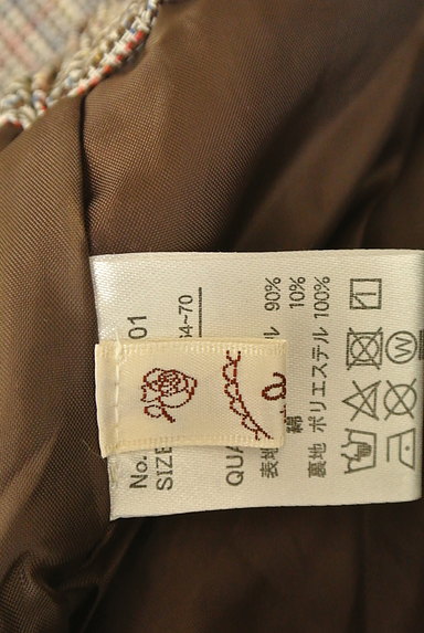 axes femme（アクシーズファム）の古着「コルセットベルト付チェック柄スカート（スカート）」大画像６へ