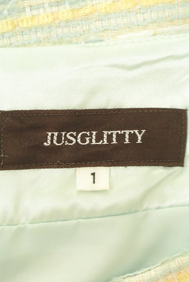 JUSGLITTY（ジャスグリッティー）の古着「ラメツイードタイトスカート（スカート）」大画像６へ