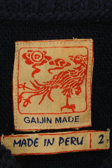 GAIJIN MADE（ガイジンメイド）の古着「スタンドカラーニットブルゾン（ブルゾン・スタジャン）」大画像６へ