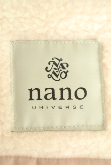 nano・universe（ナノユニバース）の古着「ミドル丈ノーカラーボアコート（コート）」大画像６へ