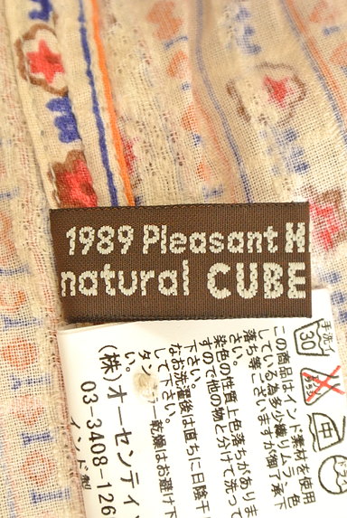 CUBE SUGAR（キューブシュガー）の古着「総柄サイドスリットシャツ（カジュアルシャツ）」大画像６へ