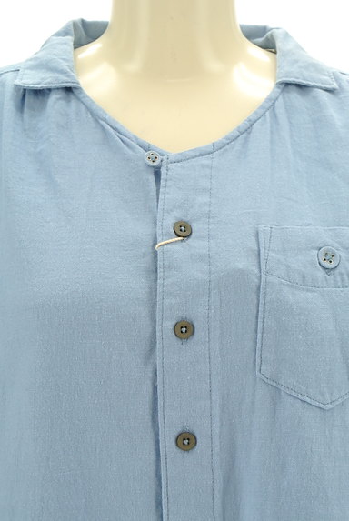 CUBE SUGAR（キューブシュガー）の古着「ドロップショルダーワイドシャツ（カジュアルシャツ）」大画像４へ