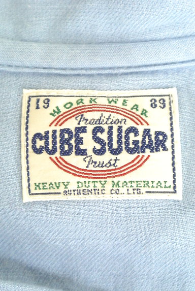 CUBE SUGAR（キューブシュガー）の古着「ドロップショルダーワイドシャツ（カジュアルシャツ）」大画像６へ