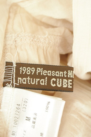 CUBE SUGAR（キューブシュガー）の古着「刺繍Ａラインコットンキャミワンピ（キャミワンピース）」大画像６へ