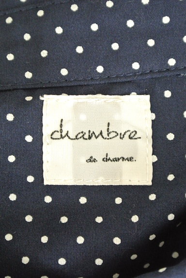 chambre de charme（シャンブルドゥシャーム）の古着「丸襟ドット柄シャツ（カジュアルシャツ）」大画像６へ