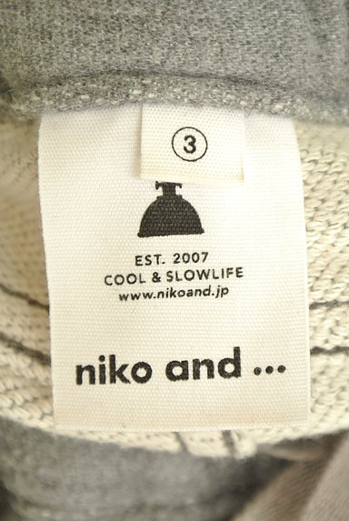 niko and...（ニコ アンド）の古着「スウェットストレートパンツ（パンツ）」大画像６へ