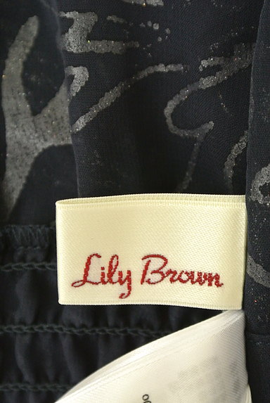 Lily Brown（リリーブラウン）の古着「ラメ模様シアーブラウス（ブラウス）」大画像６へ