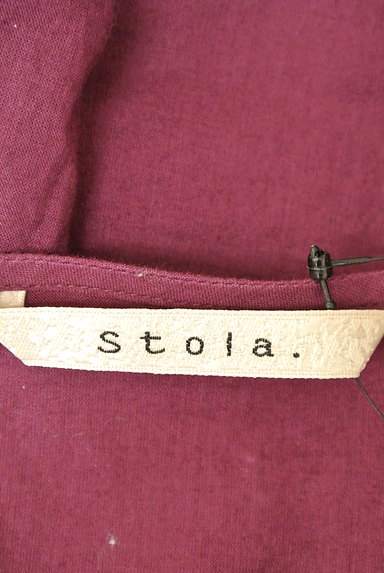 Stola.（ストラ）の古着「フレアー袖Vネック半袖プルオーバー（カットソー・プルオーバー）」大画像６へ