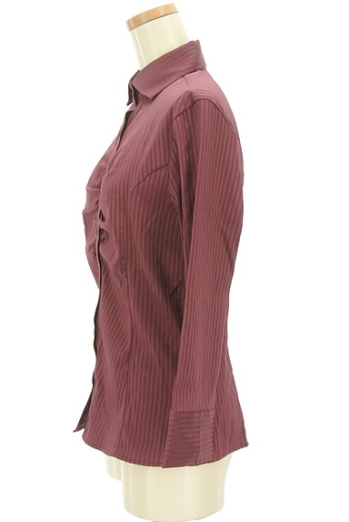 NARA CAMICIE（ナラカミーチェ）の古着「美シルエットフロントギャザーシャツ（カジュアルシャツ）」大画像３へ