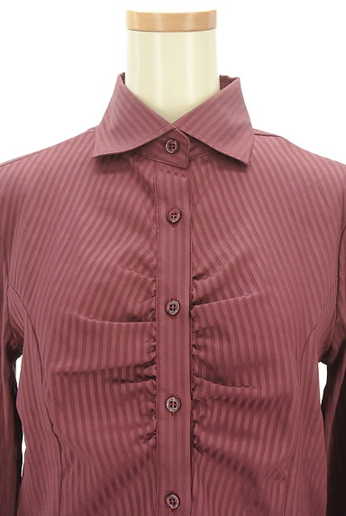 NARA CAMICIE（ナラカミーチェ）の古着「美シルエットフロントギャザーシャツ（カジュアルシャツ）」大画像４へ