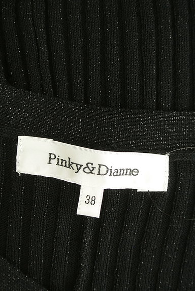 Pinky＆Dianne（ピンキー＆ダイアン）の古着「七分袖ドルマンラメリブロングニット（ニット）」大画像６へ